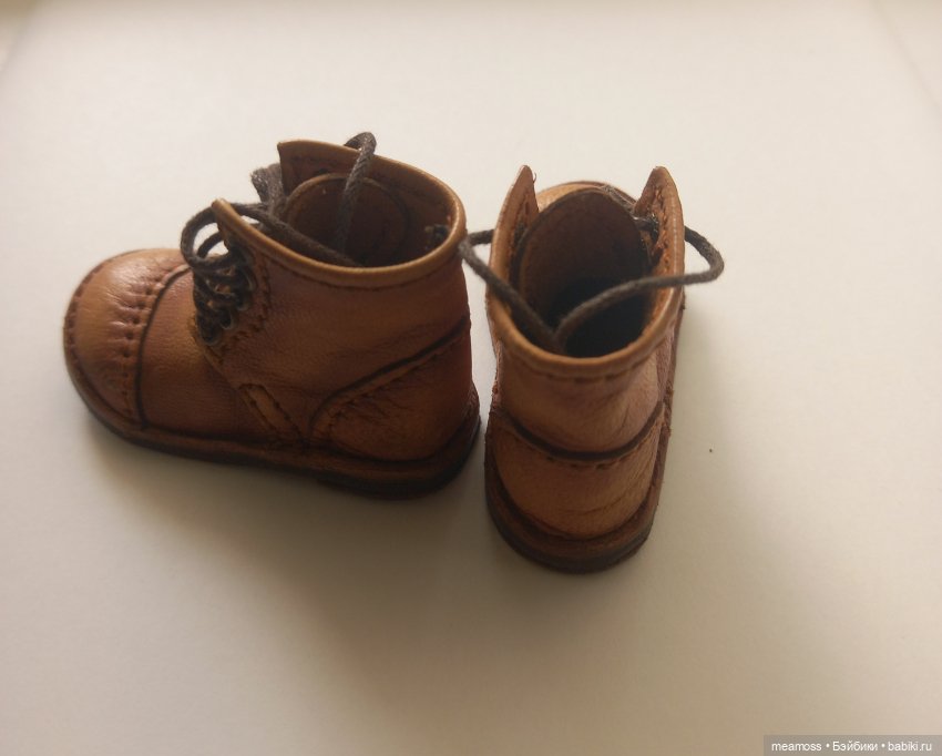 Кожаные ботинки на MSD — Обувь для BJD (фото 4)