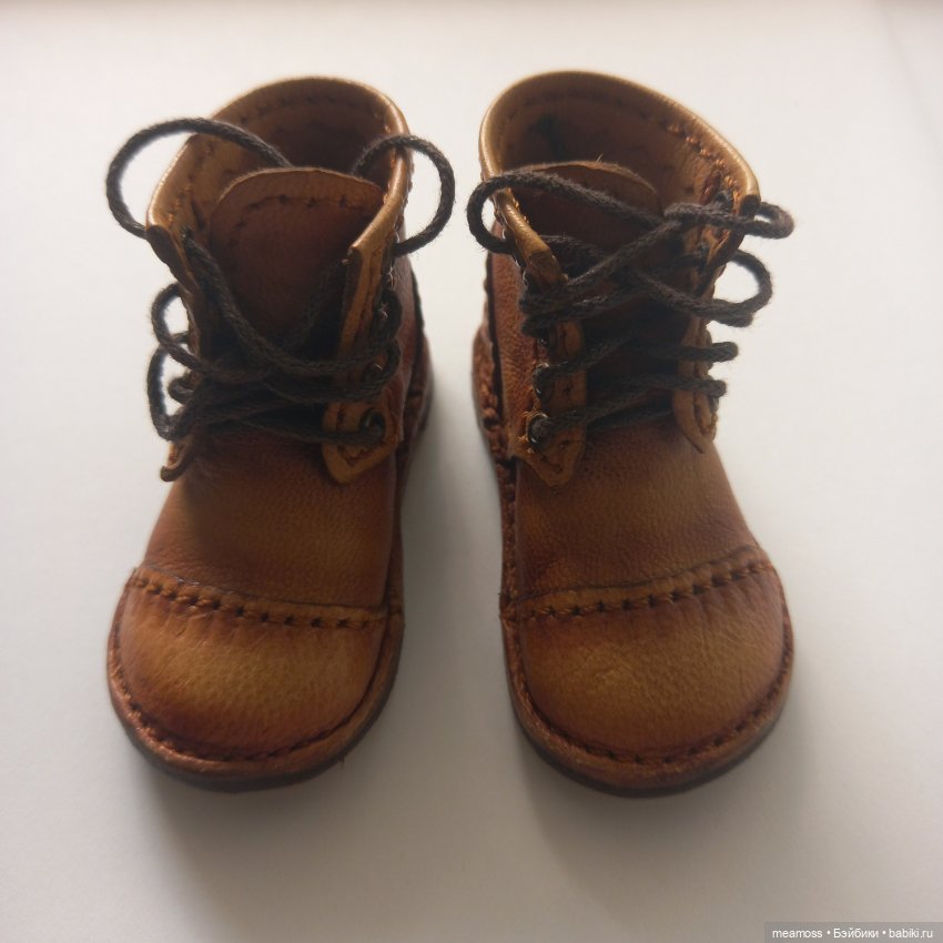 Кожаные ботинки на MSD — Обувь для BJD