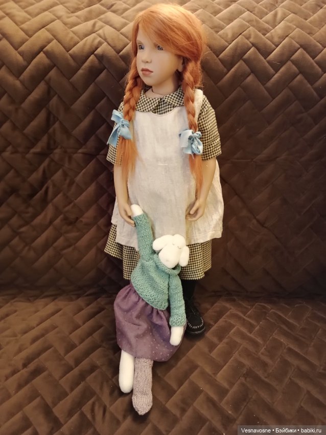 Овечка-компаньен для кукол (фото 3)