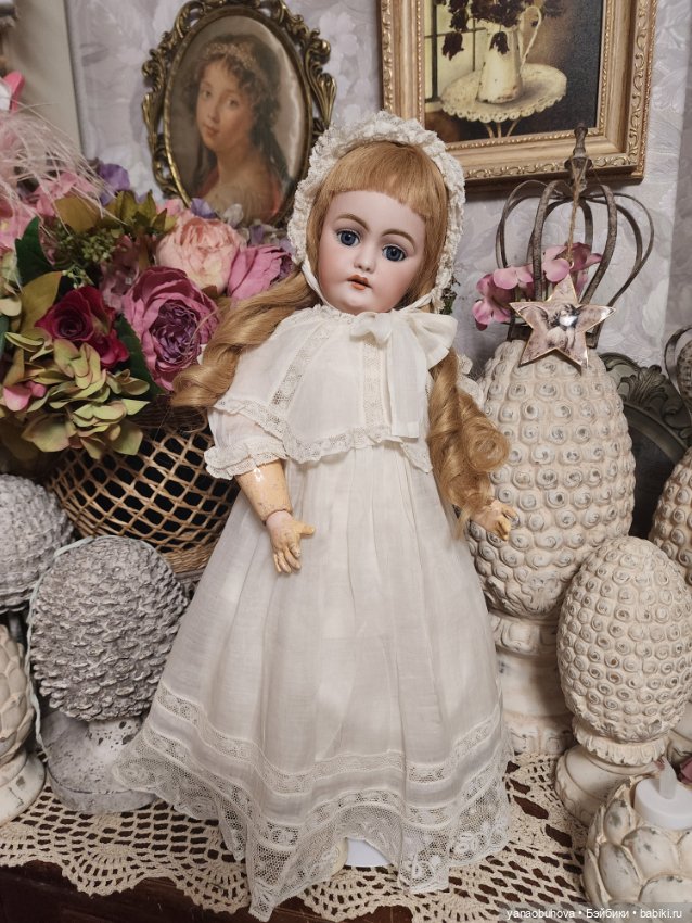 Прелестная антикварная девочка Симон Хальбиг 1039 в двух образах (фото 7)