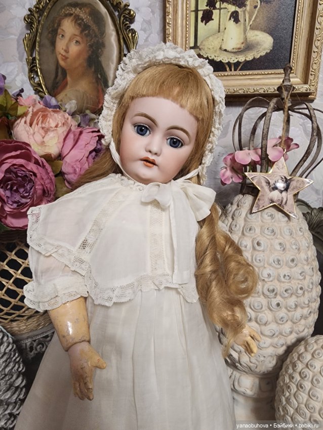 Прелестная антикварная девочка Симон Хальбиг 1039 в двух образах (фото 9)