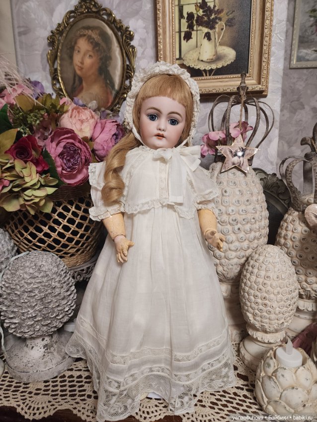 Прелестная антикварная девочка Симон Хальбиг 1039 в двух образах (фото 2)