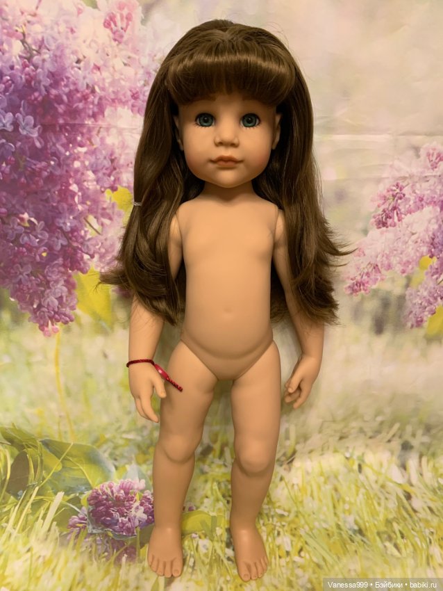 Ханна «Лето» 2016 г. от Готц(Gotz).Нюд.Замена глаз на зелёные (фото 7)