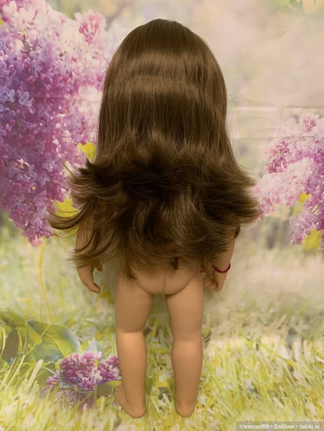 Ханна «Лето» 2016 г. от Готц(Gotz).Нюд.Замена глаз на зелёные (фото 10)