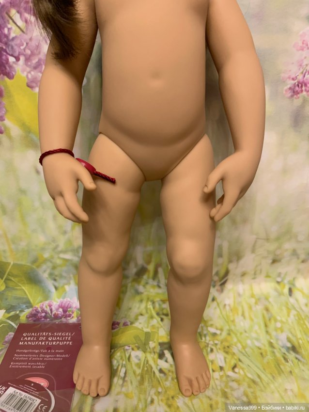 Ханна «Лето» 2016 г. от Готц(Gotz).Нюд.Замена глаз на зелёные (фото 3)