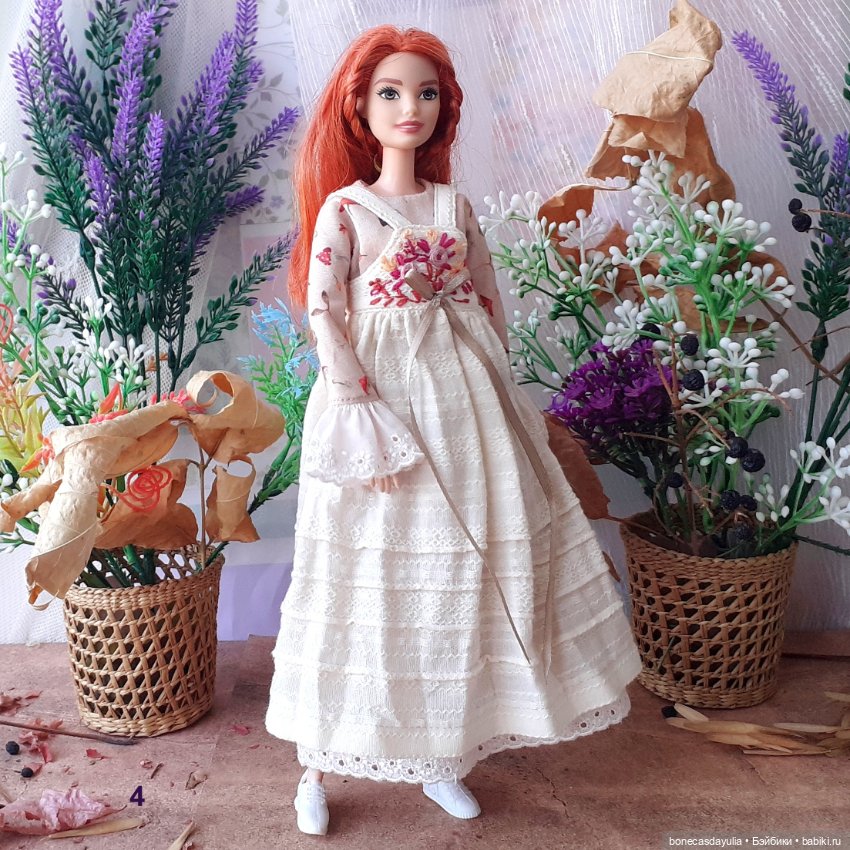 Нарядные комплекты одежды для Барби Barbie в винтажном стиле. Костюм фея/ведьма/золушка/принцесса (фото 6)