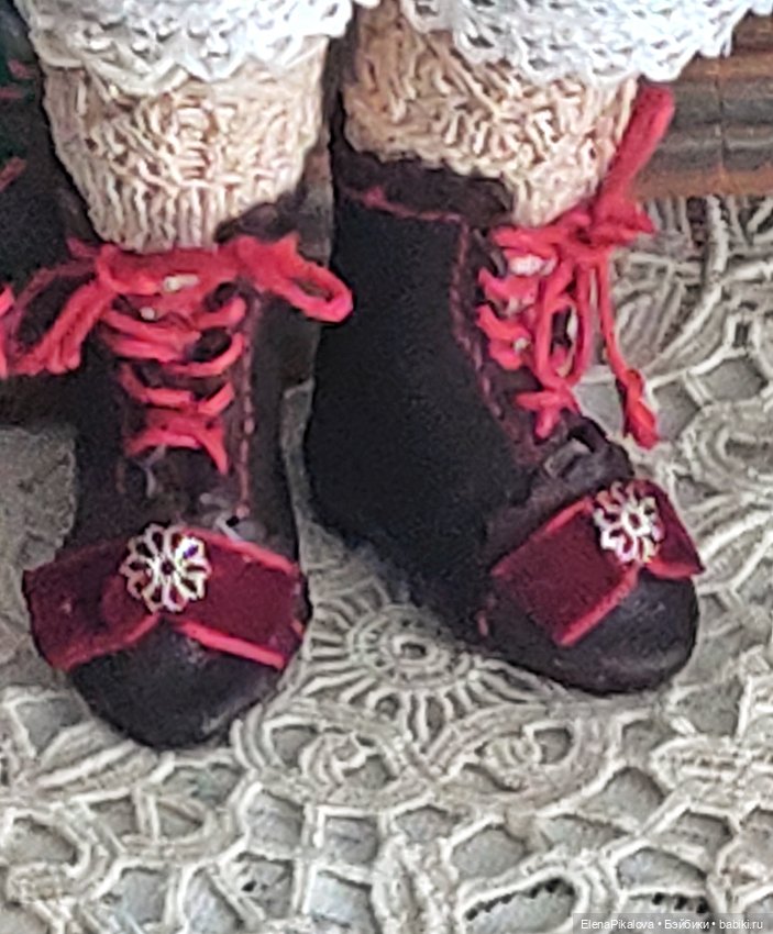 Обувь для антикварной куклы (фото 2)