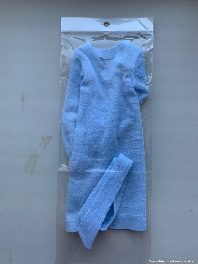 Голубое платье для пышных девочек Ольги Литвинович (фото 4)