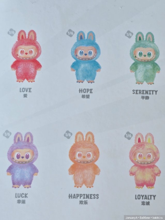 Лабубу Labubu Big into energy - Happiness