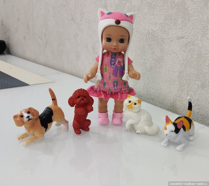 Фигурки кошечек и собачек