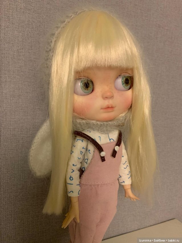 Blythe ooak, Блайз ООАК , нежная девочка - альбинос (фото 6)