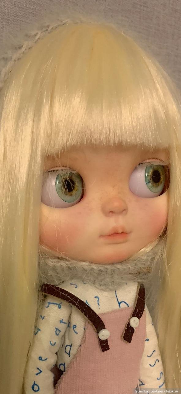 Blythe ooak, Блайз ООАК , нежная девочка - альбинос