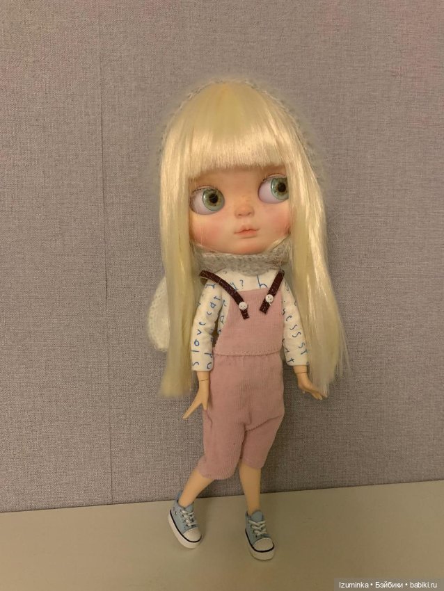 Blythe ooak, Блайз ООАК , нежная девочка - альбинос (фото 7)