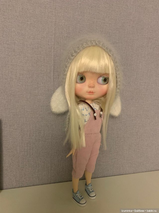 Blythe ooak, Блайз ООАК , нежная девочка - альбинос (фото 5)