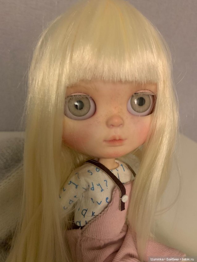 Blythe ooak, Блайз ООАК , нежная девочка - альбинос (фото 2)