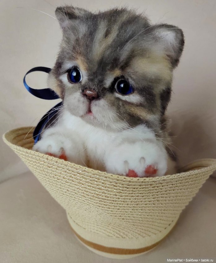 Сладкий котенок — Авторские игрушки (фото 3)