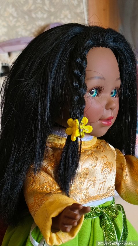 Кукла Вестида де Азул мулатка ООАК (фото 2)