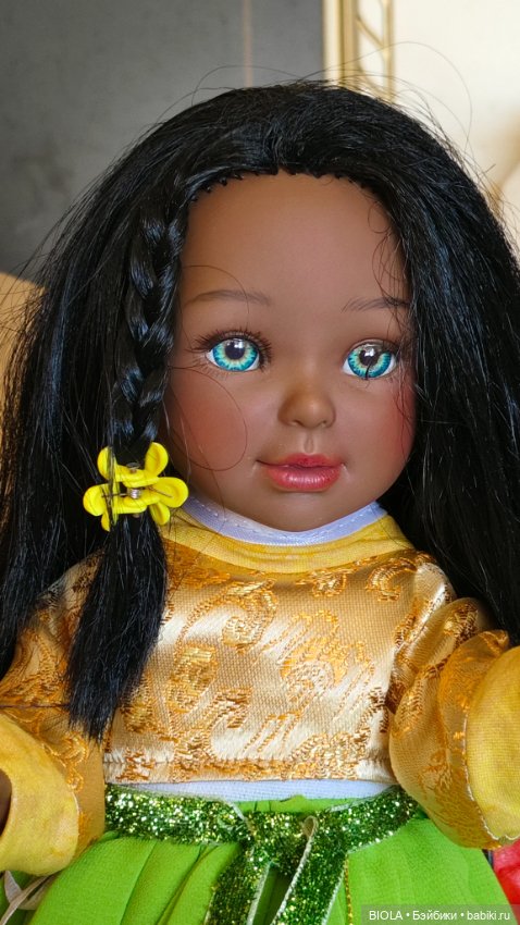 Кукла Вестида де Азул мулатка ООАК (фото 3)