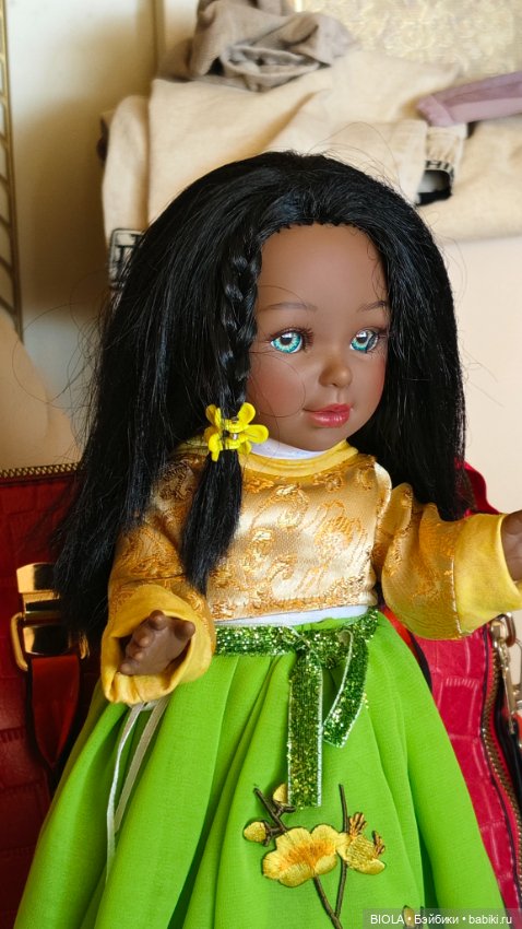 Кукла Вестида де Азул мулатка ООАК (фото 6)
