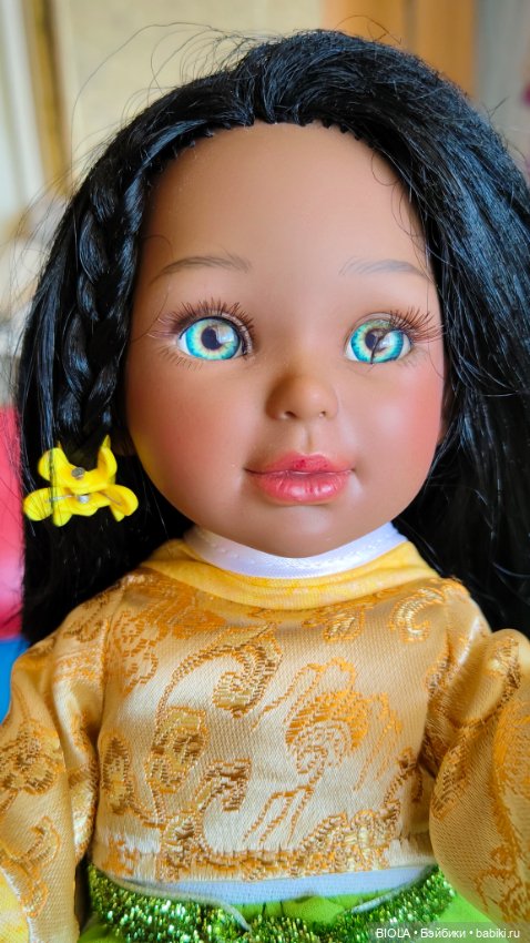 Кукла Вестида де Азул мулатка ООАК (фото 7)