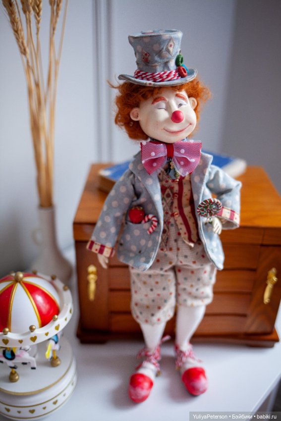 Рыжий клоун — Авторские куклы (фото 4)