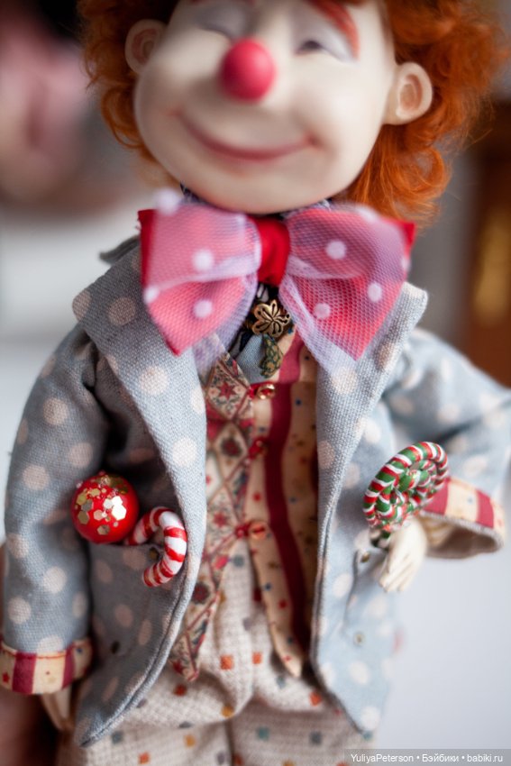 Рыжий клоун — Авторские куклы (фото 3)