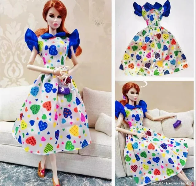 Платье для Барби, Fashion royalty, Mizi, кукол ростом 30 см (фото 4)