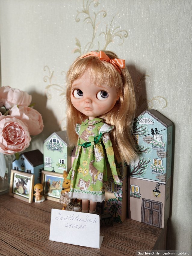 Блайз Blythe кастом на базе басаак (фото 3)