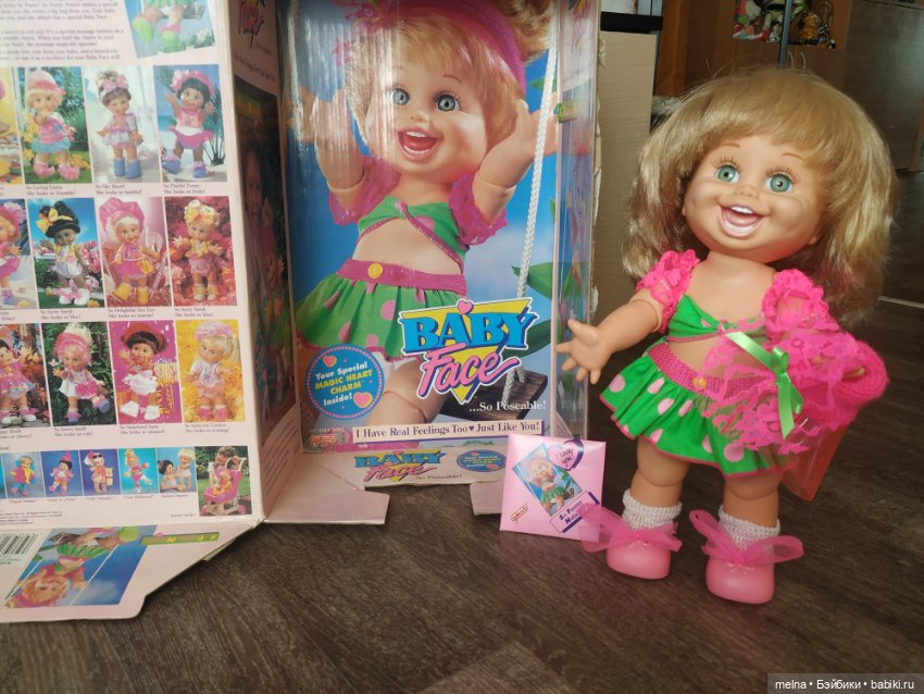 Galoob Baby Face Натали,полный ауфит и коробка
