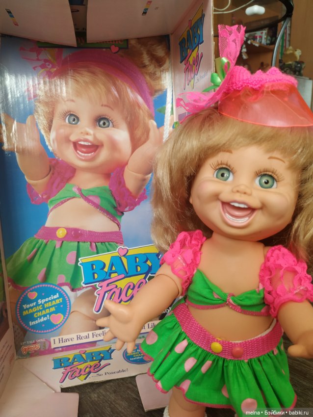 Galoob Baby Face Натали,полный ауфит и коробка (фото 7)