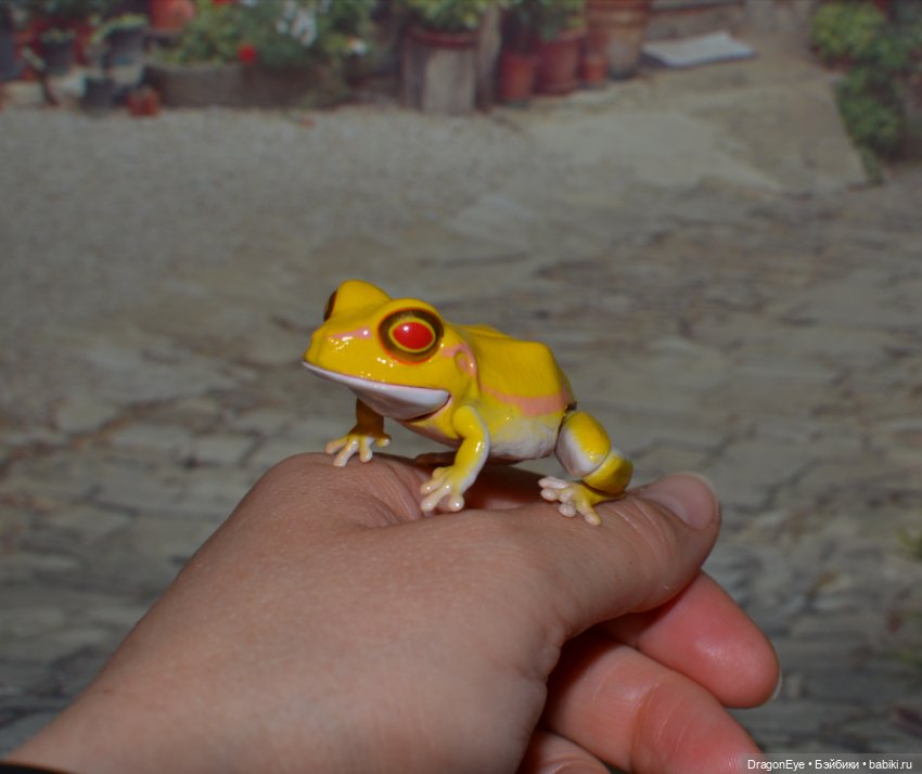 Bandai Gashapon маленькая древесная лягушка №1