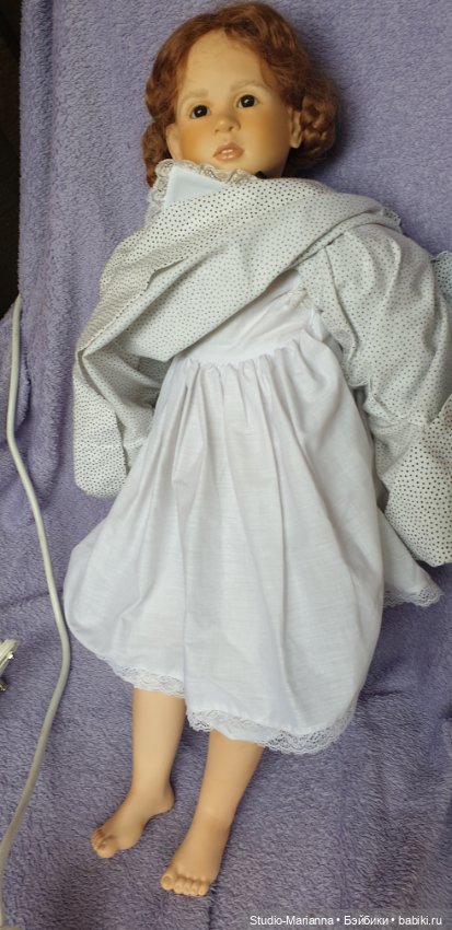Великолепная и очень редкая кукла Vera 1993 года мастера Ruth Treffeisen (фото 7)