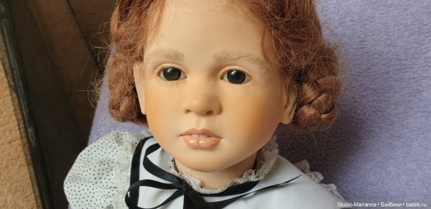 Великолепная и очень редкая кукла Vera 1993 года мастера Ruth Treffeisen (фото 3)