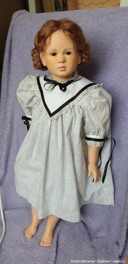 Великолепная и очень редкая кукла Vera 1993 года мастера Ruth Treffeisen