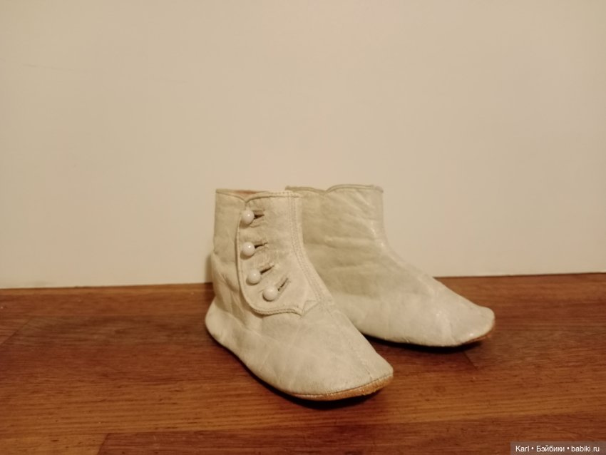 Антикварные ботиночки для больших кукол (фото 3)