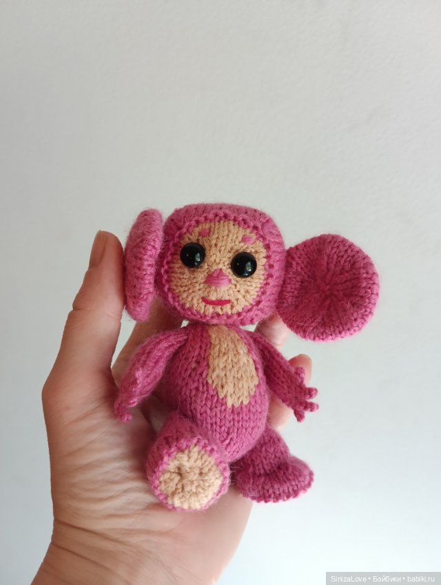 Чебурашка вязаные — Игрушки для детей (фото 4)