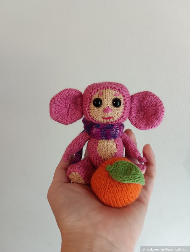 Чебурашка вязаные — Игрушки для детей (фото 5)