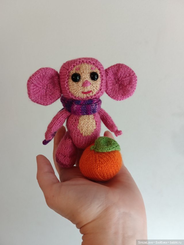 Чебурашка вязаные — Игрушки для детей (фото 6)