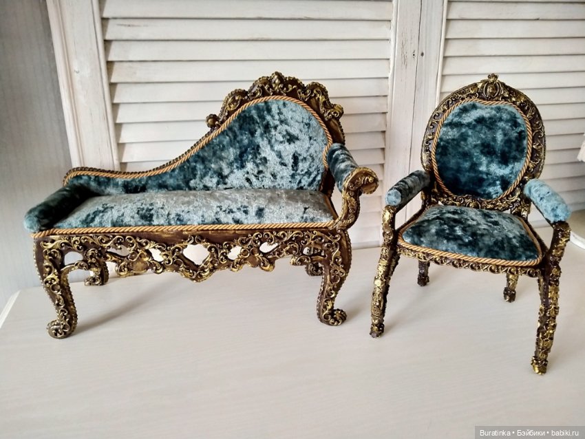 Комплект мебели для кукол 40 -55 см