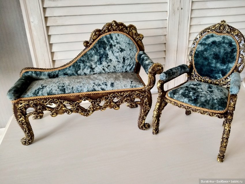 Комплект мебели для кукол 40 -55 см (фото 7)