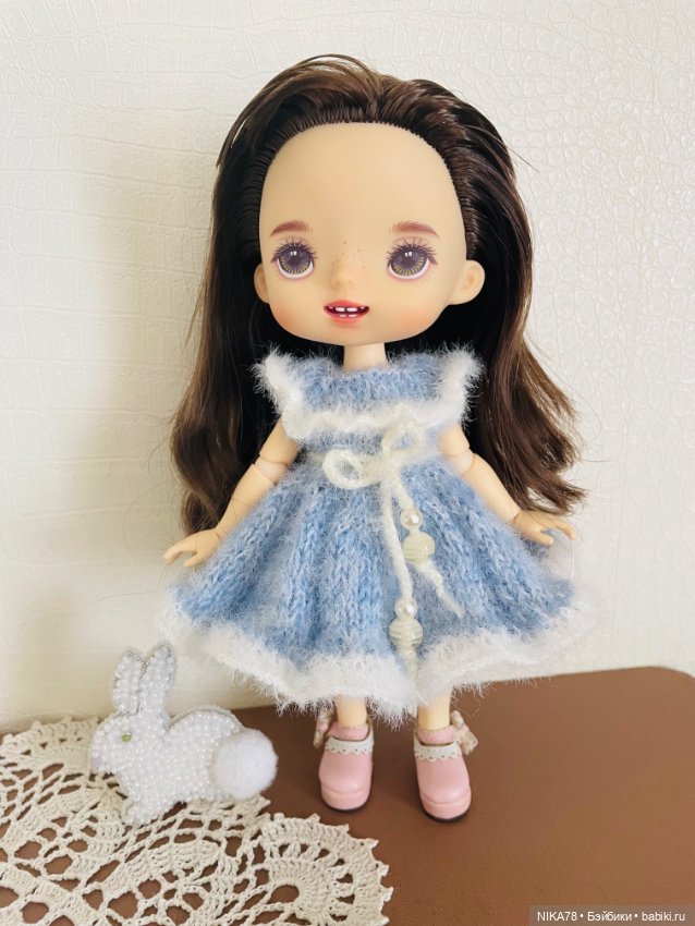 Вязанные наряды для куклы Xiaomi Monst (фото 6)