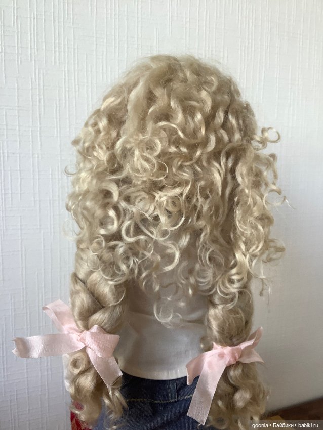 Парик для куклы мохер 8-9 (фото 5)