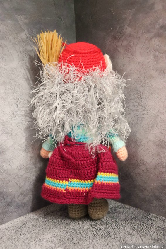Кукла вязаная "Баба Яга" — Игровые куклы (фото 6)