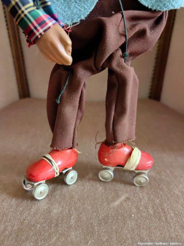 Марионетка Обезьяна на роликах (фото 4)