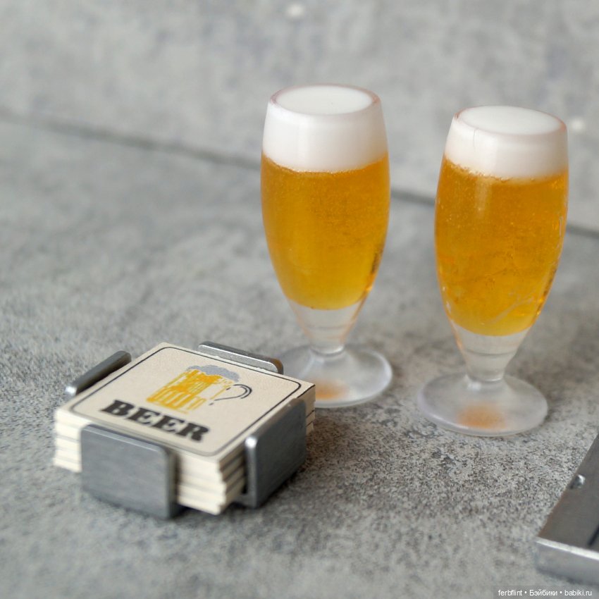 Барный набор №1 (масштаб 1:6) (фото 4)