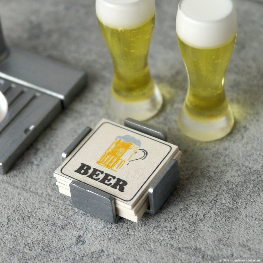 Барный набор №1 (масштаб 1:6) (фото 2)