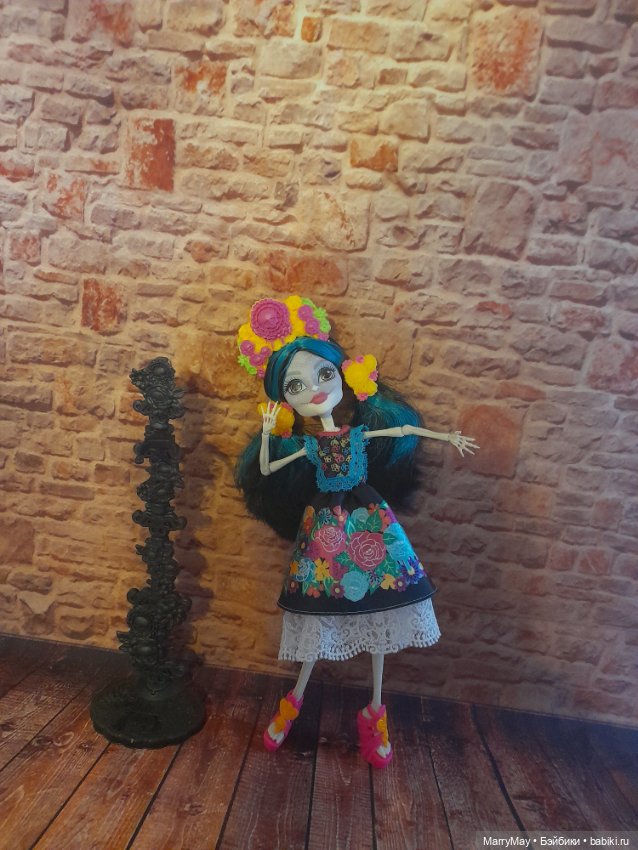 Монстр хай Скелита Калаверас / Monster High Skelita Calaveras Collector Doll (фото 2)