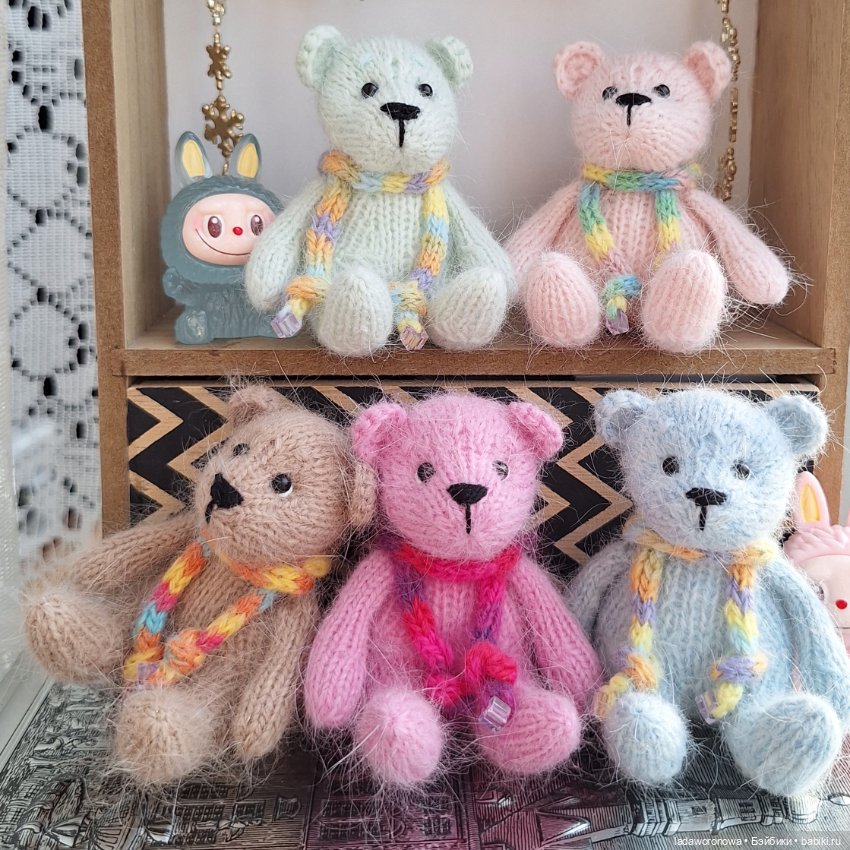 Маленькие мишки для кукол (фото 3)