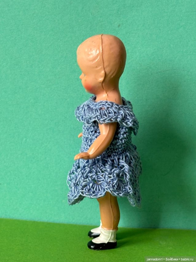 Куколка Plasticbaby с рельефными волосами, высота 9 см (фото 5)