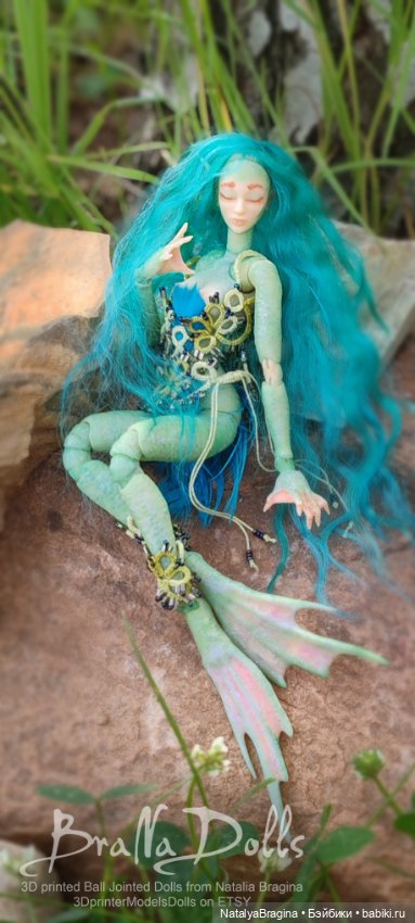 Русалочка Тиа — Авторские куклы (фото 6)